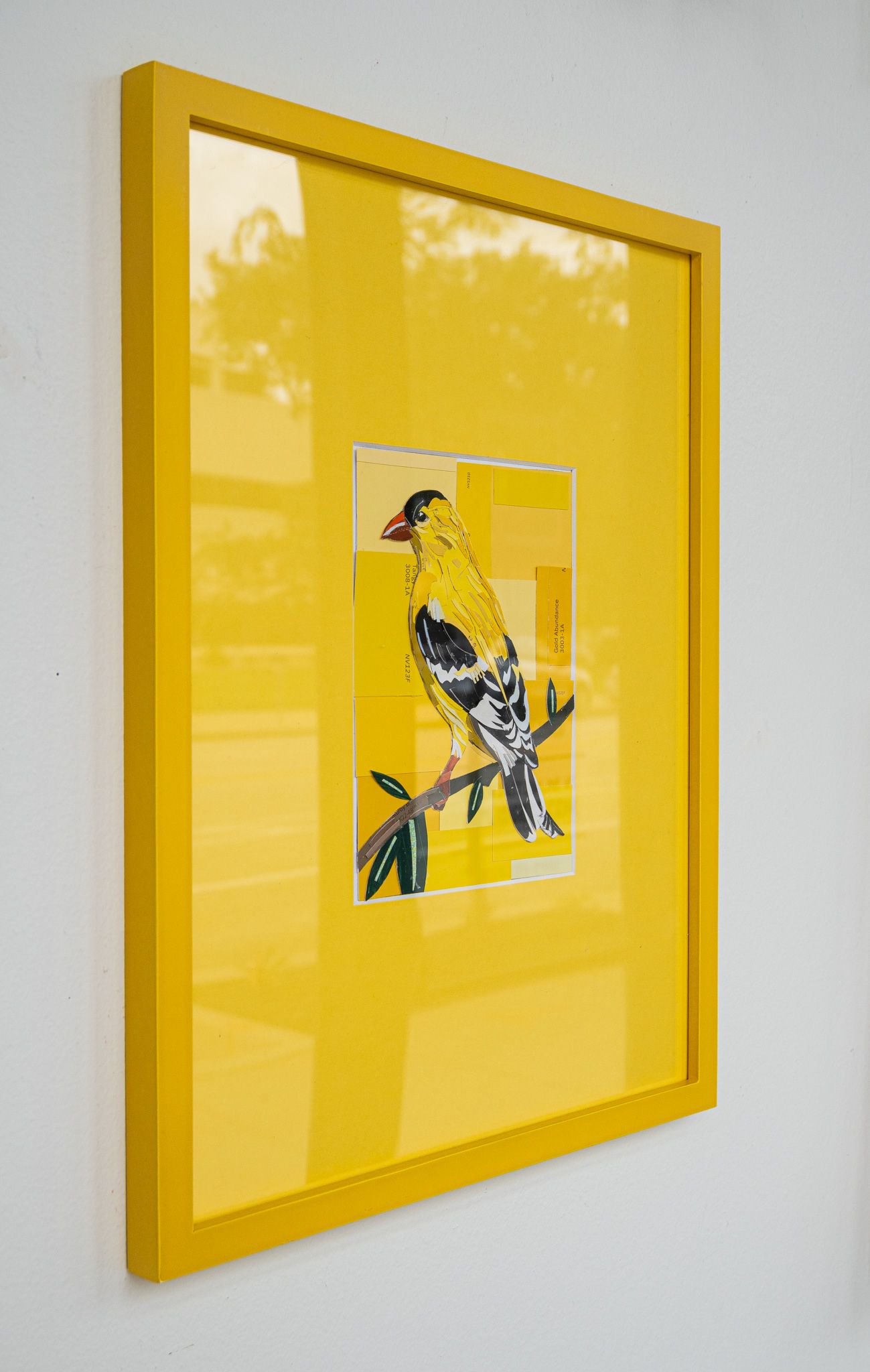 American Goldfinch on Yellow