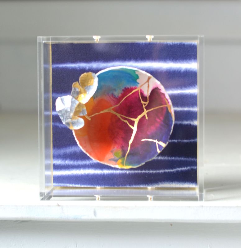 Kintsugi Eggshells Chromatic Indigo 3