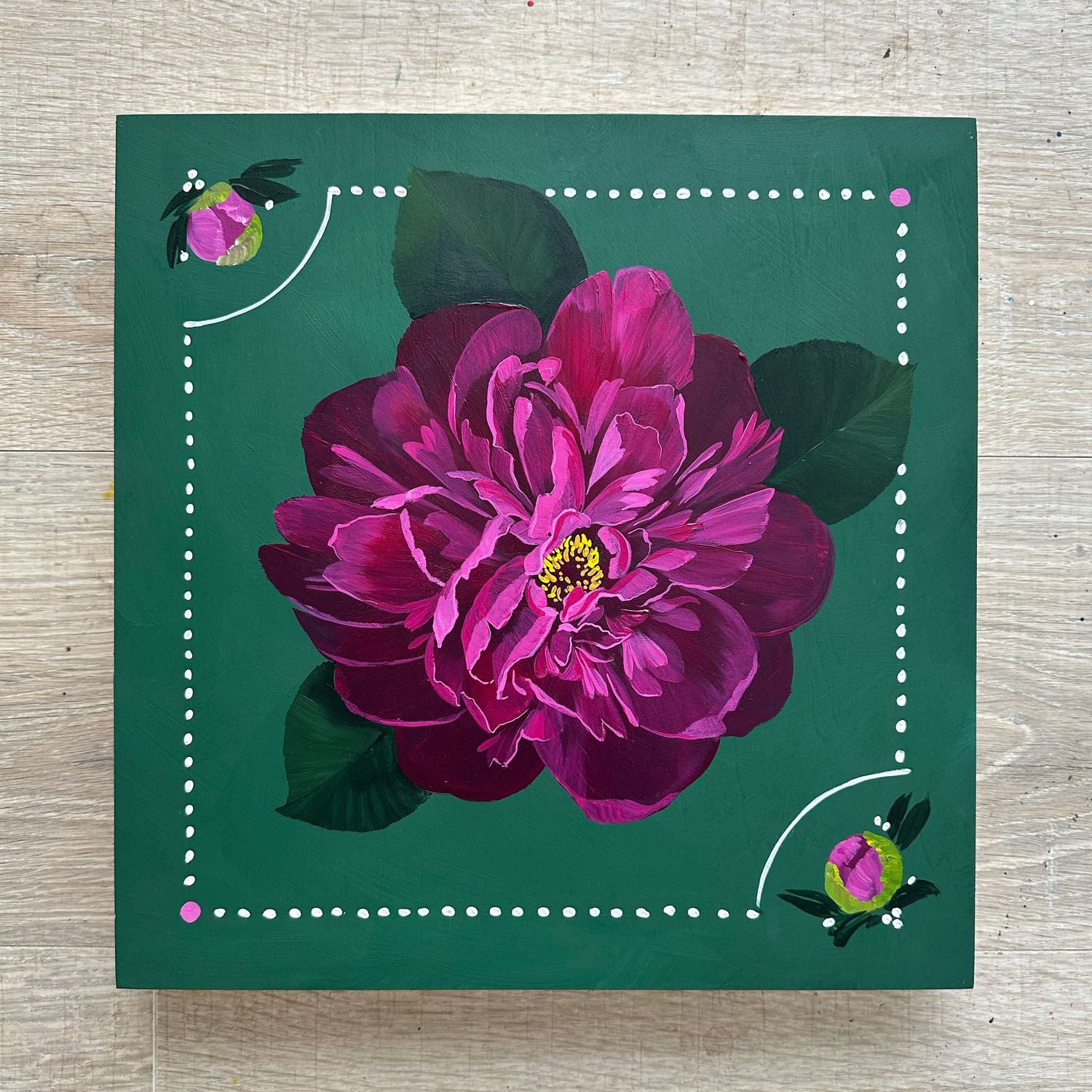 Little Green Magenta Peony Little Green Magenta Peony