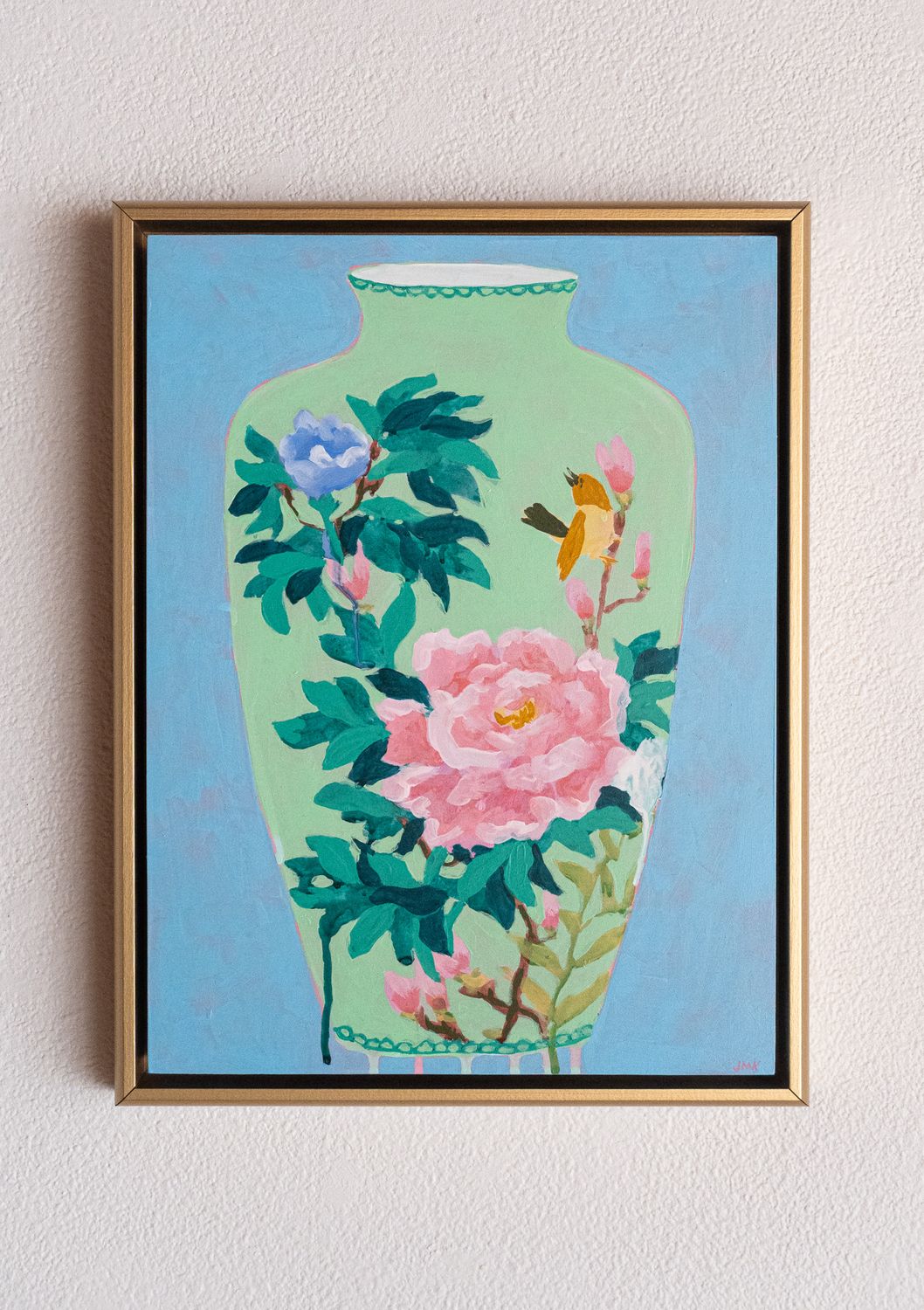 Green Bird Vase Green Bird Vase