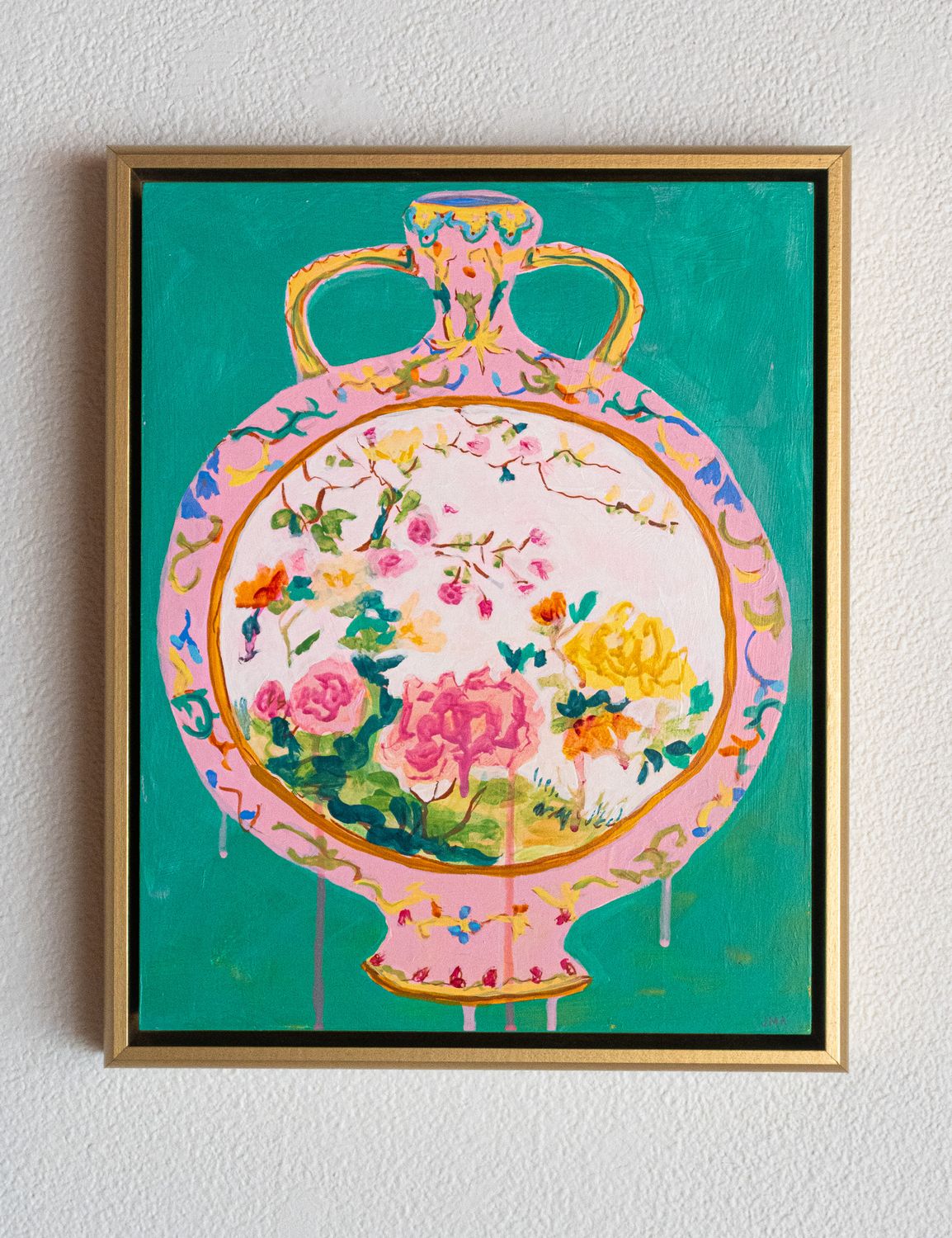 Pink Floral Vase Pink Floral Vase