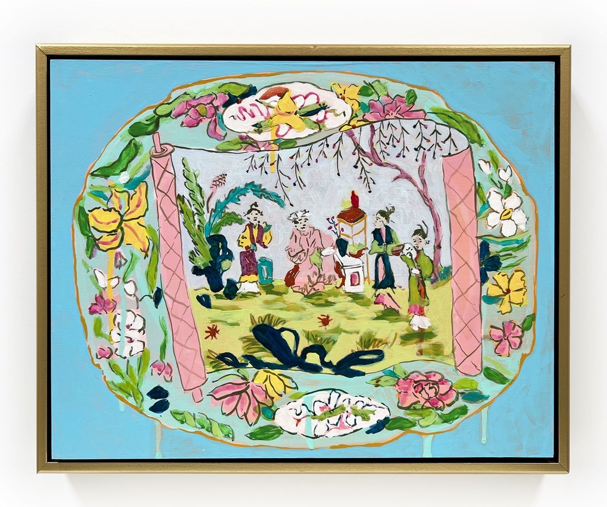 Scenic Scroll Platter