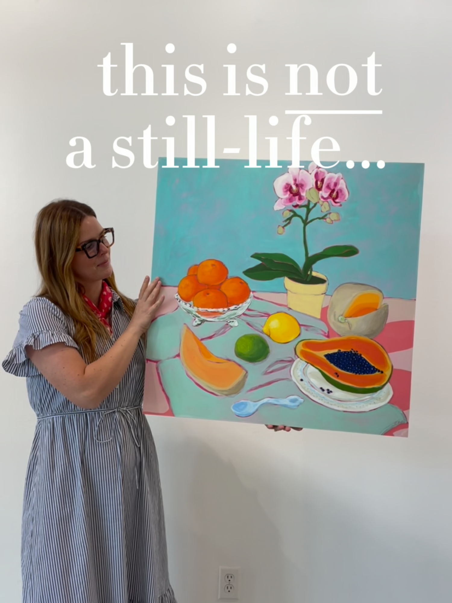 Still Life with Oranges and Papaya