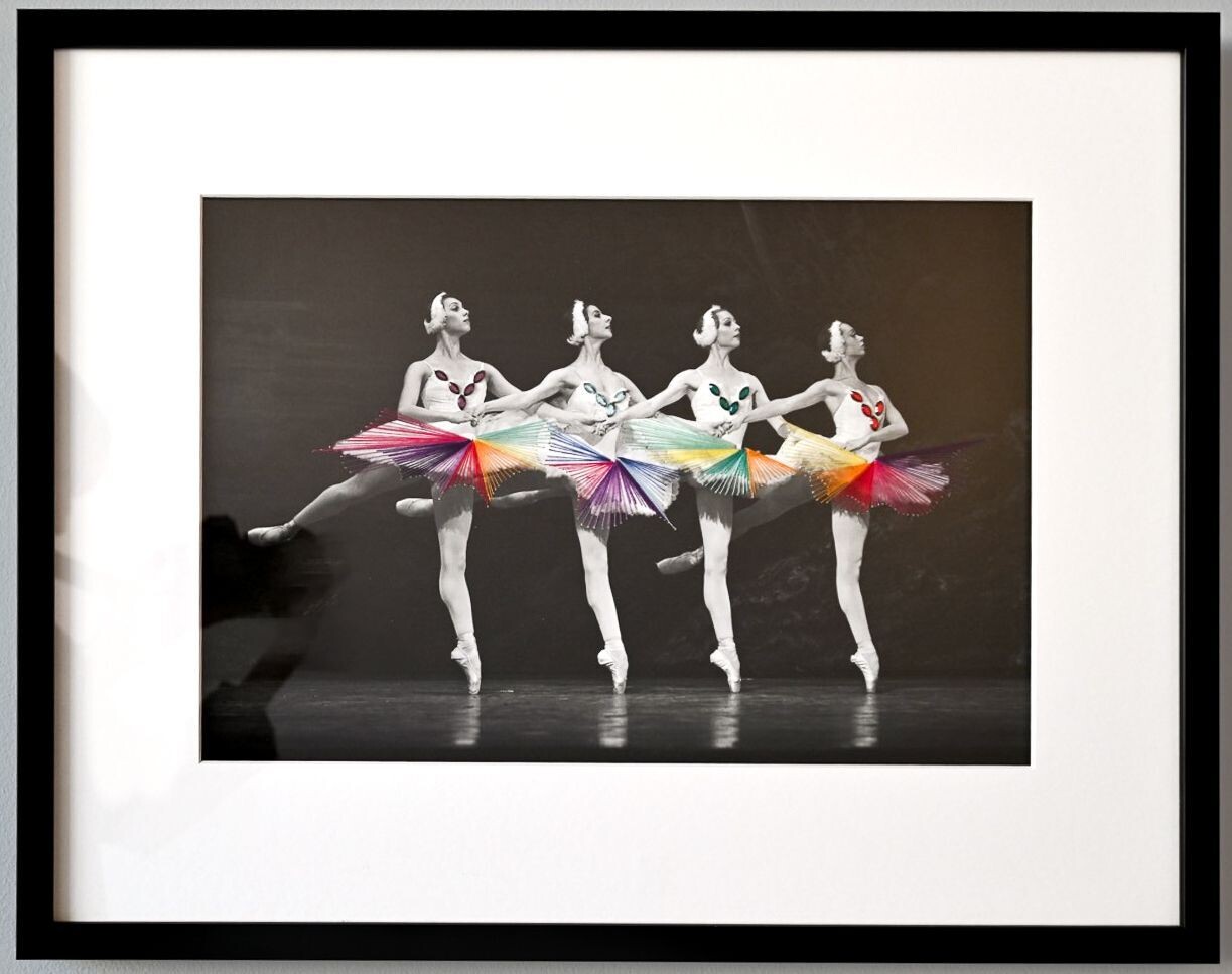 Pas de quatre (Swarovski Crystal) Framed Pas de quatre (Swarovski Crystal) Framed