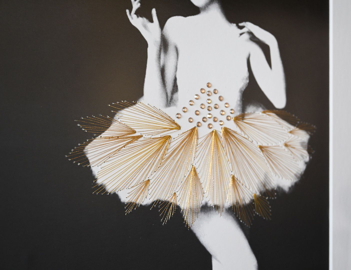 Gold Edition (Swarovski Crystal) Framed