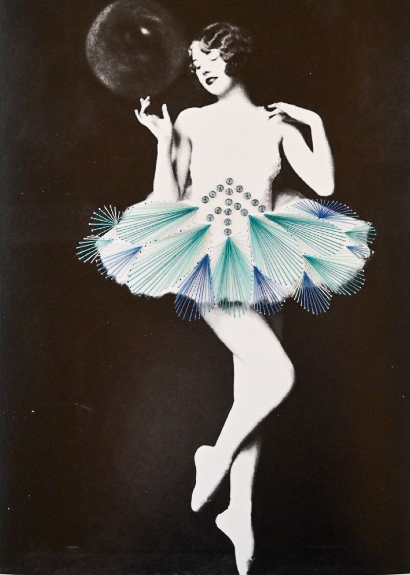 Dancer Green (Swarovski Crystal) Unframed Dancer Green (Swarovski Crystal) Unframed