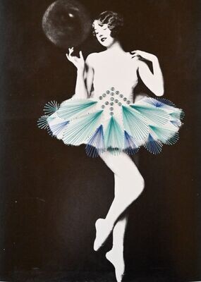 Dancer Green (Swarovski Crystal) Unframed Dancer Green (Swarovski Crystal) Unframed