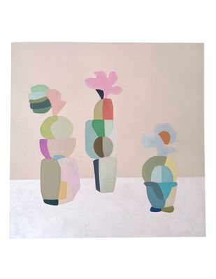 Vases Still Life on Putty 1