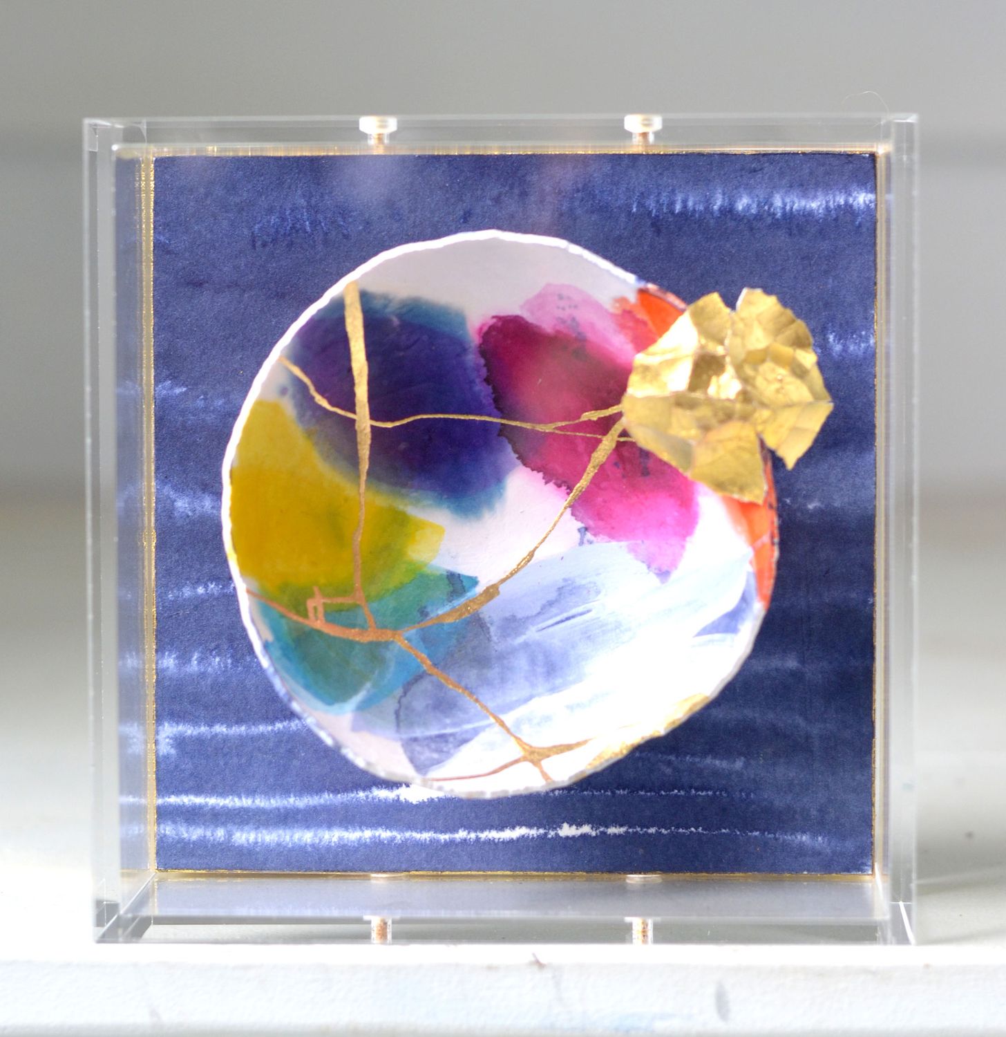 Kintsugi Eggshells Chromatic Indigo 1