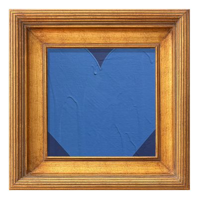 MINI HEART NAVY CERULEAN
