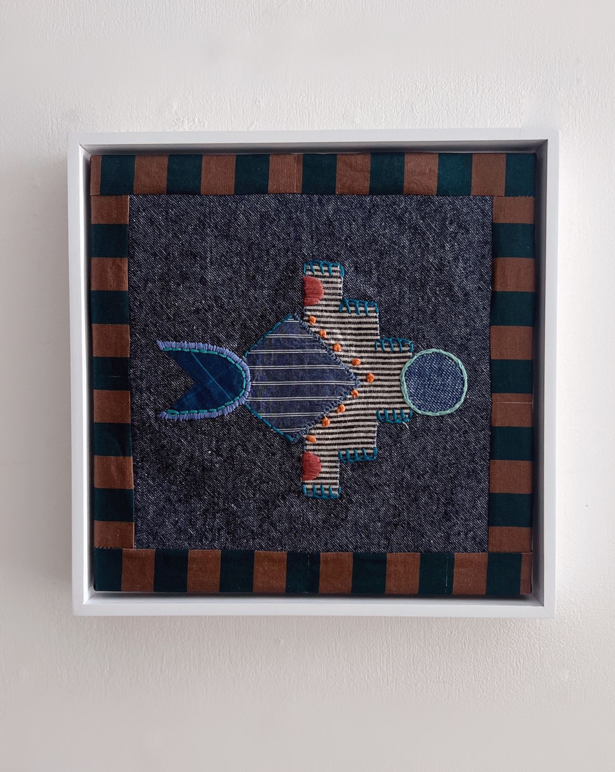 Embroidered Birdie no. 8