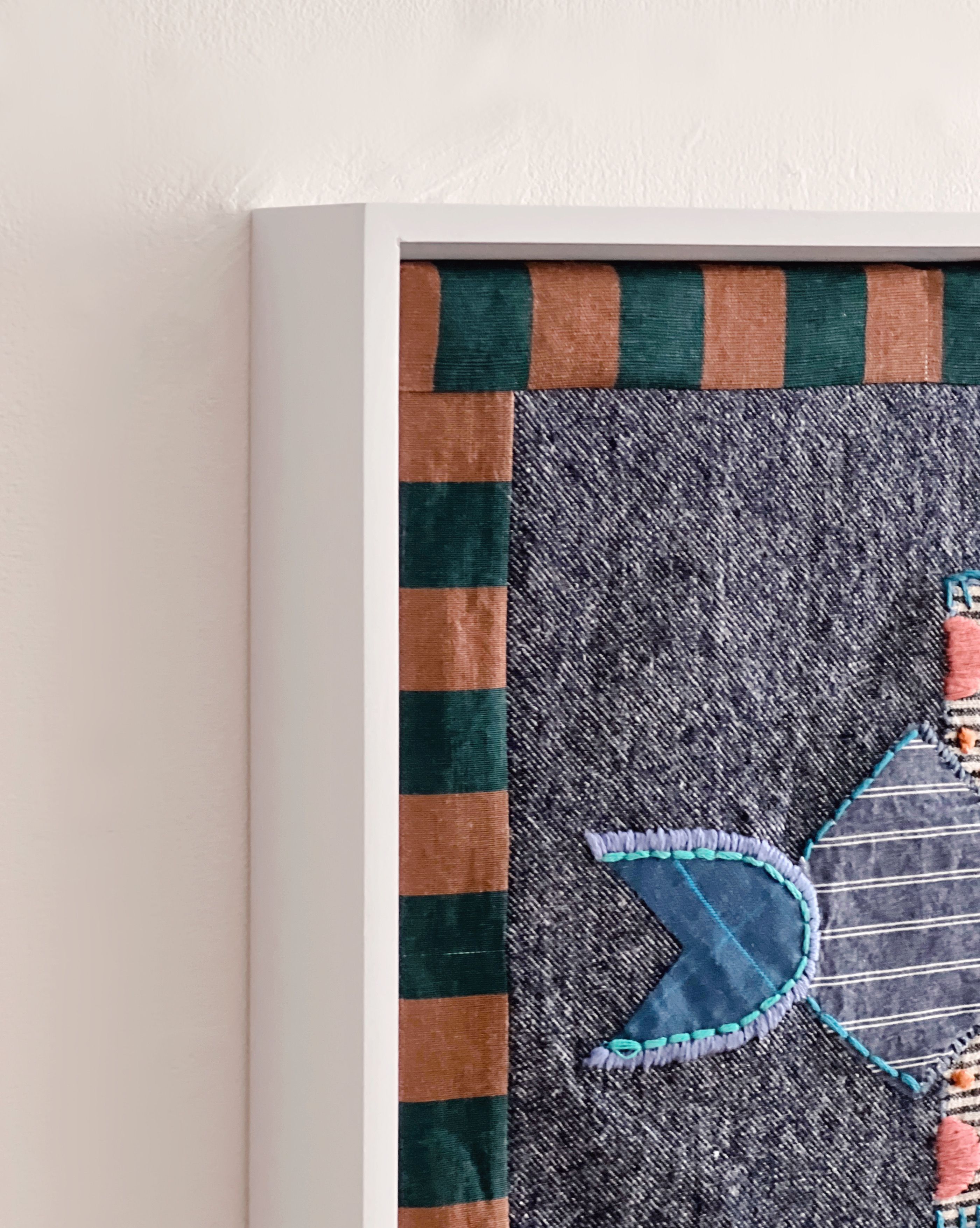 Embroidered Birdie no. 8