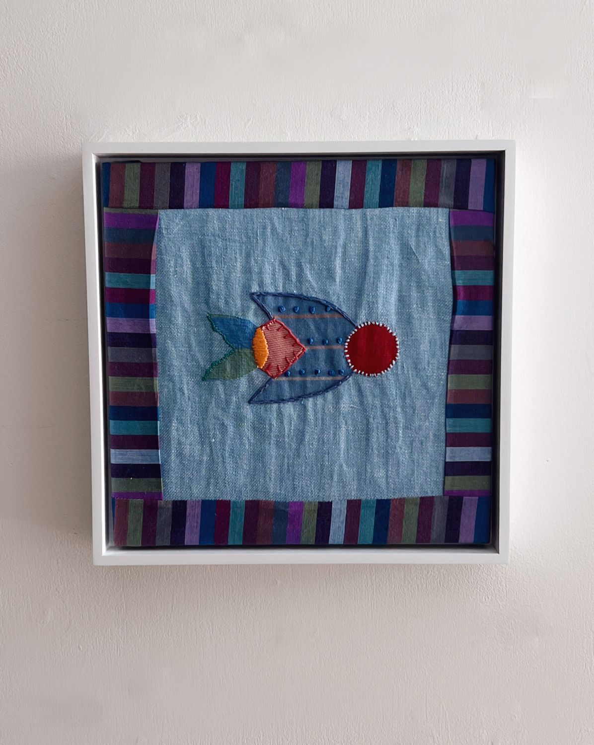 Embroidered Birdie no. 7