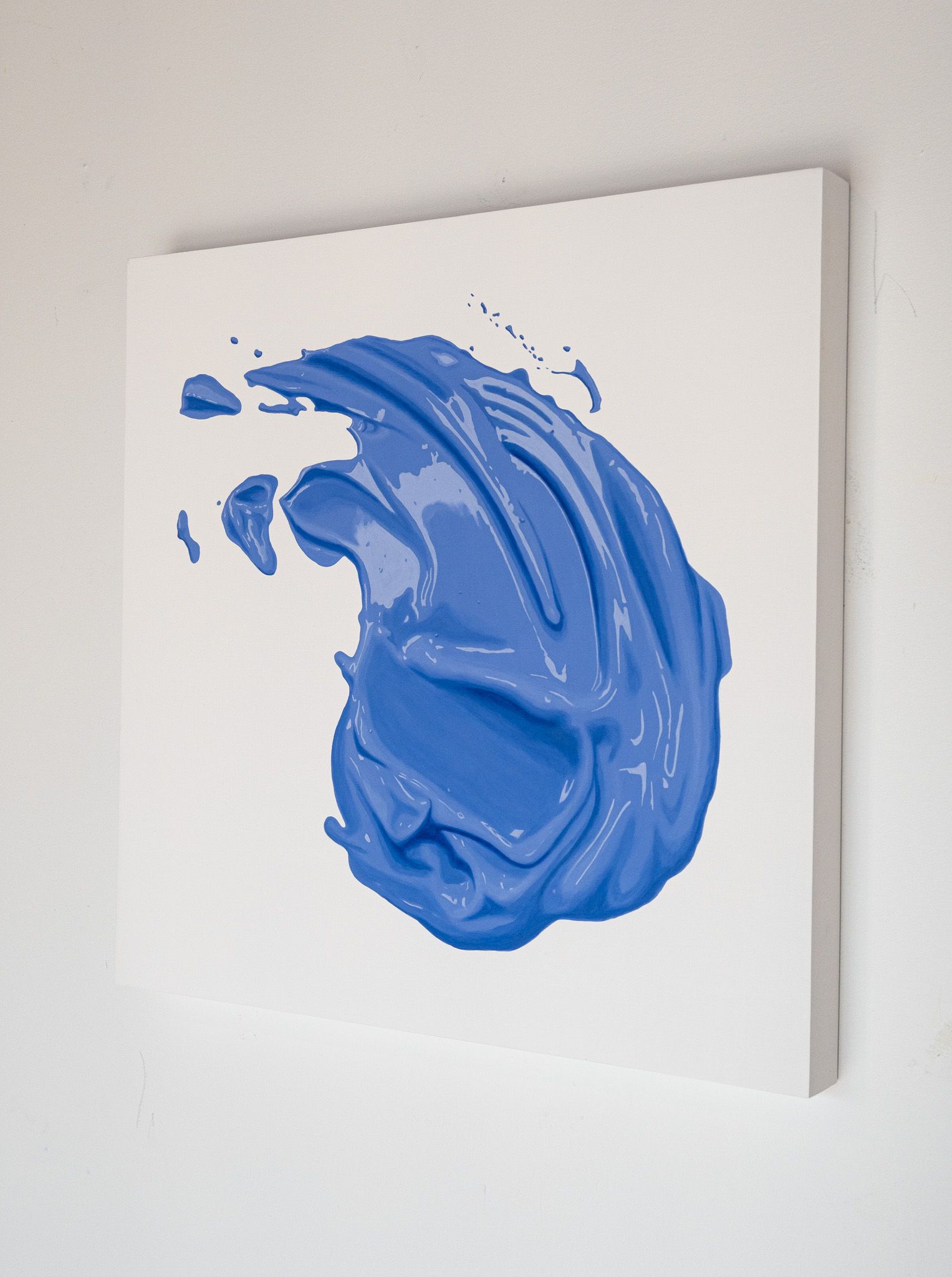 Periwinkle Wet Paint Smear