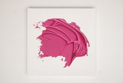 Hot Pink Wet Paint Smear