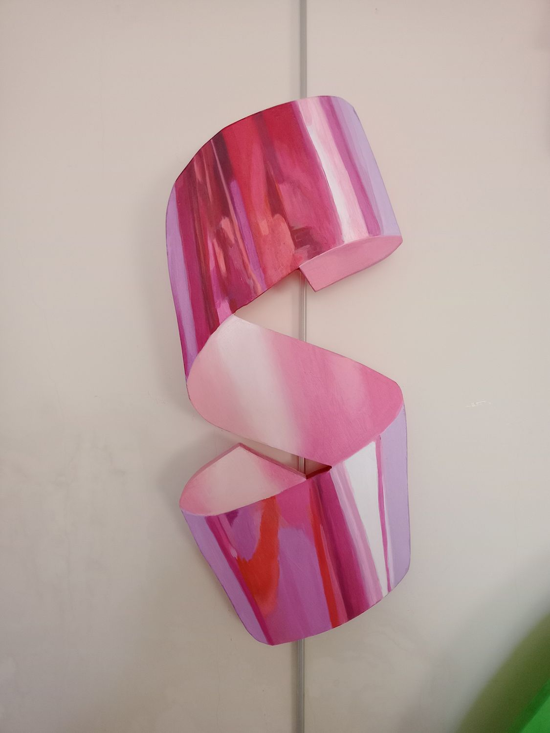 Small Pink Curly Ribbon