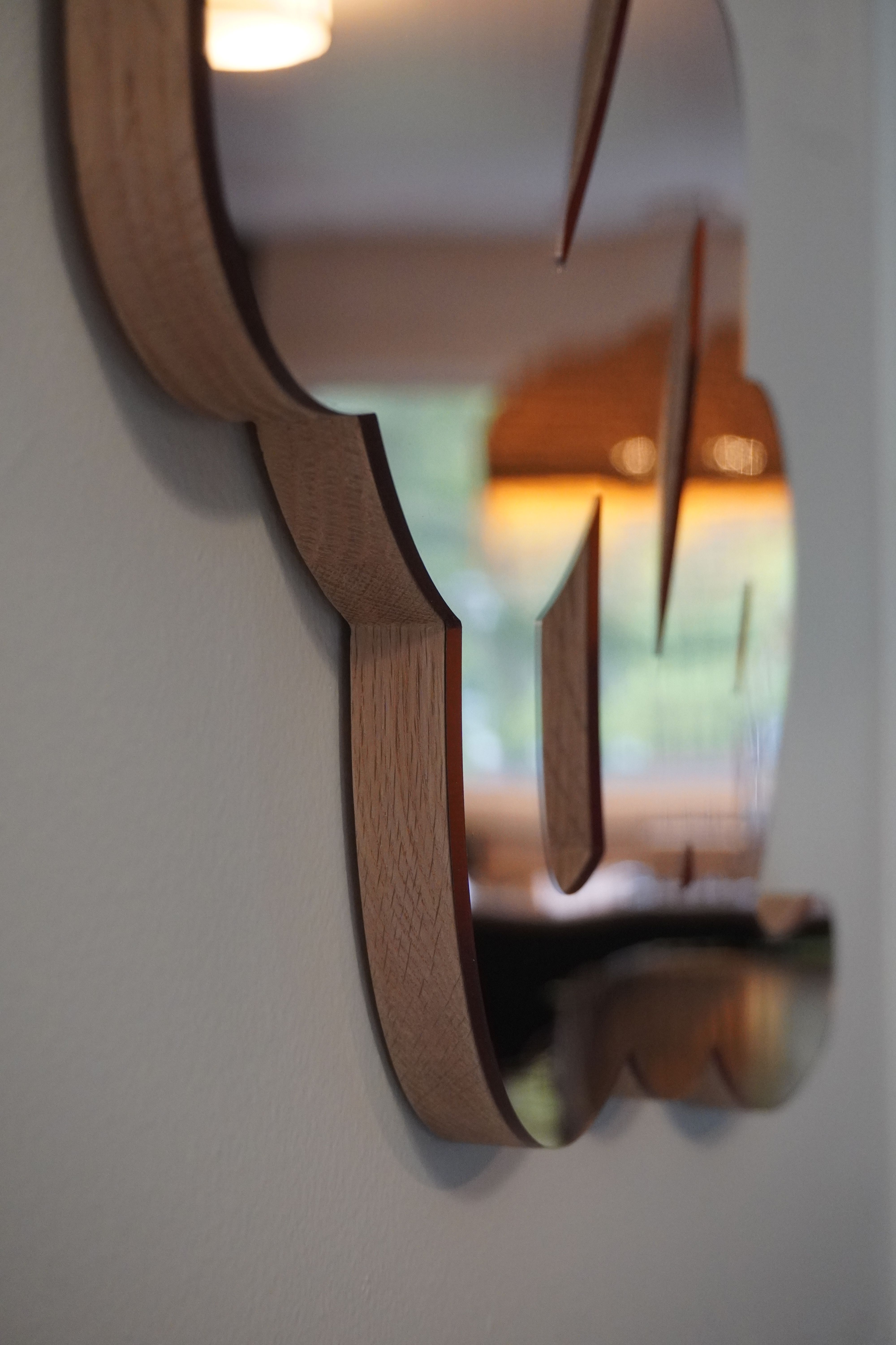 Rose Gold with Red Oak Edges