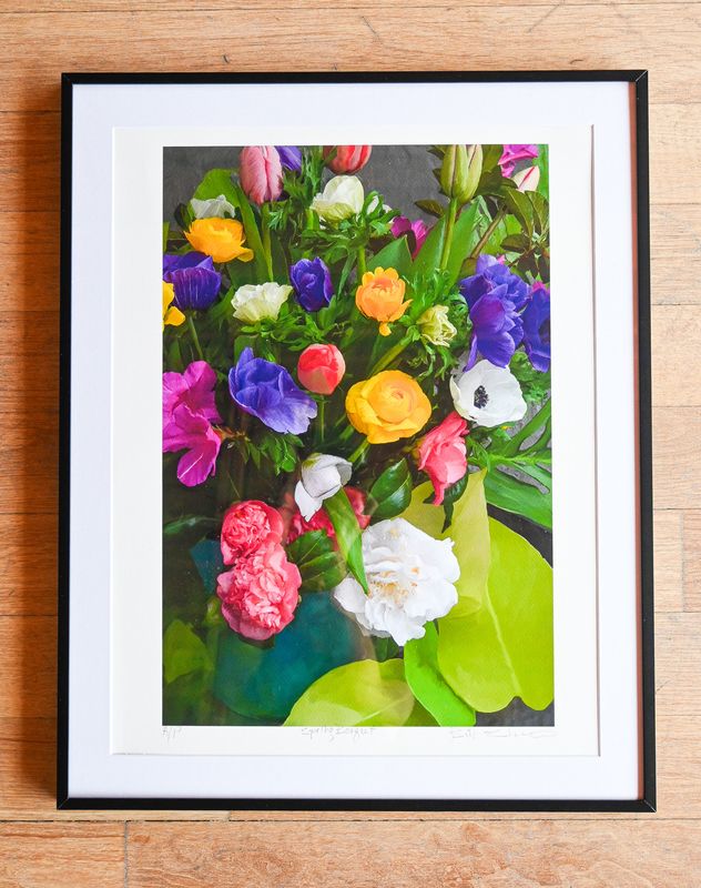 Spring Bouquet (Framed in black)