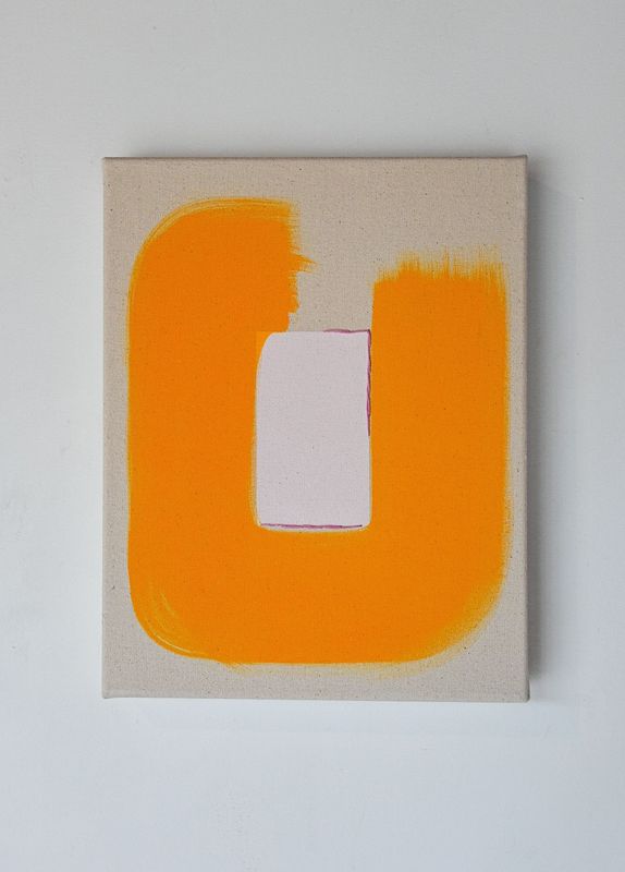Pale Pink with Marigold Loop