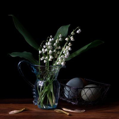 Vanitas with Blue Eggs