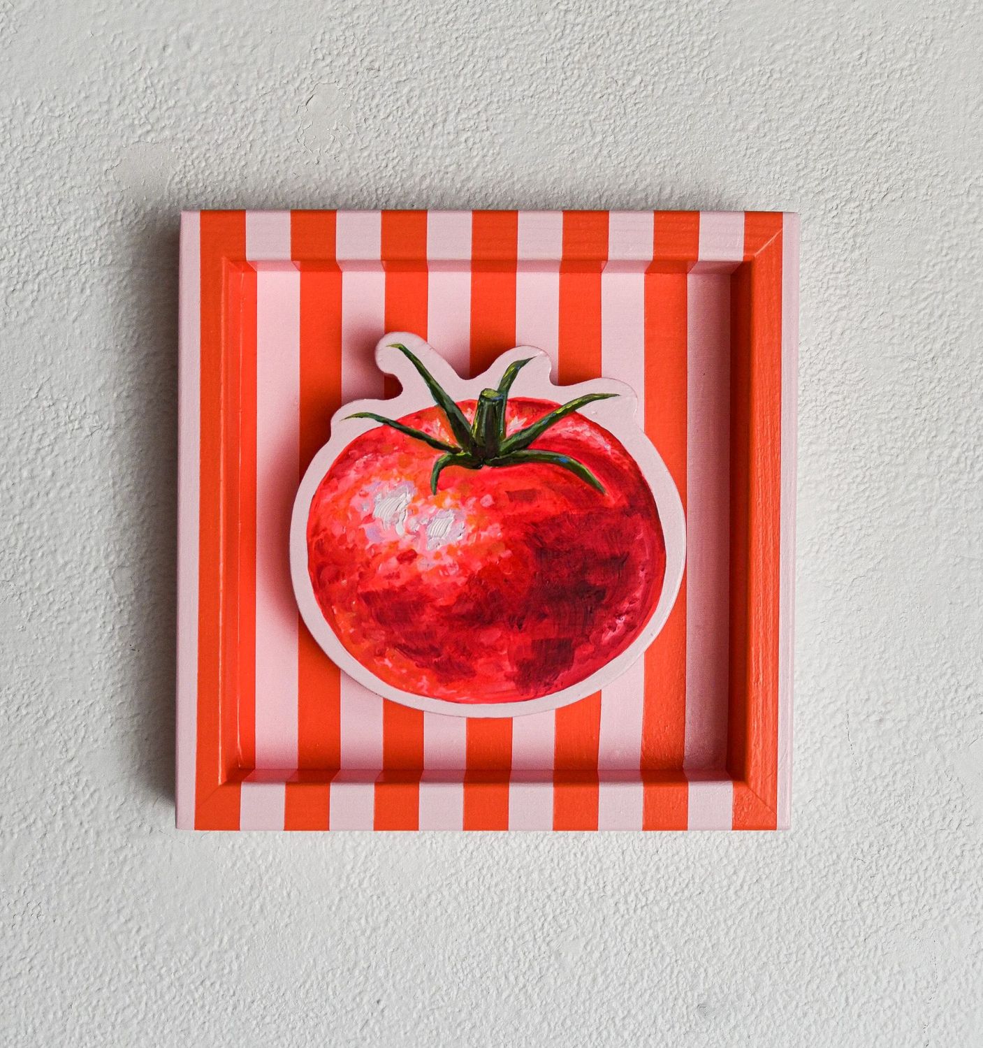 Tomato on Pink & Vermillion Tomato on Pink & Vermillion