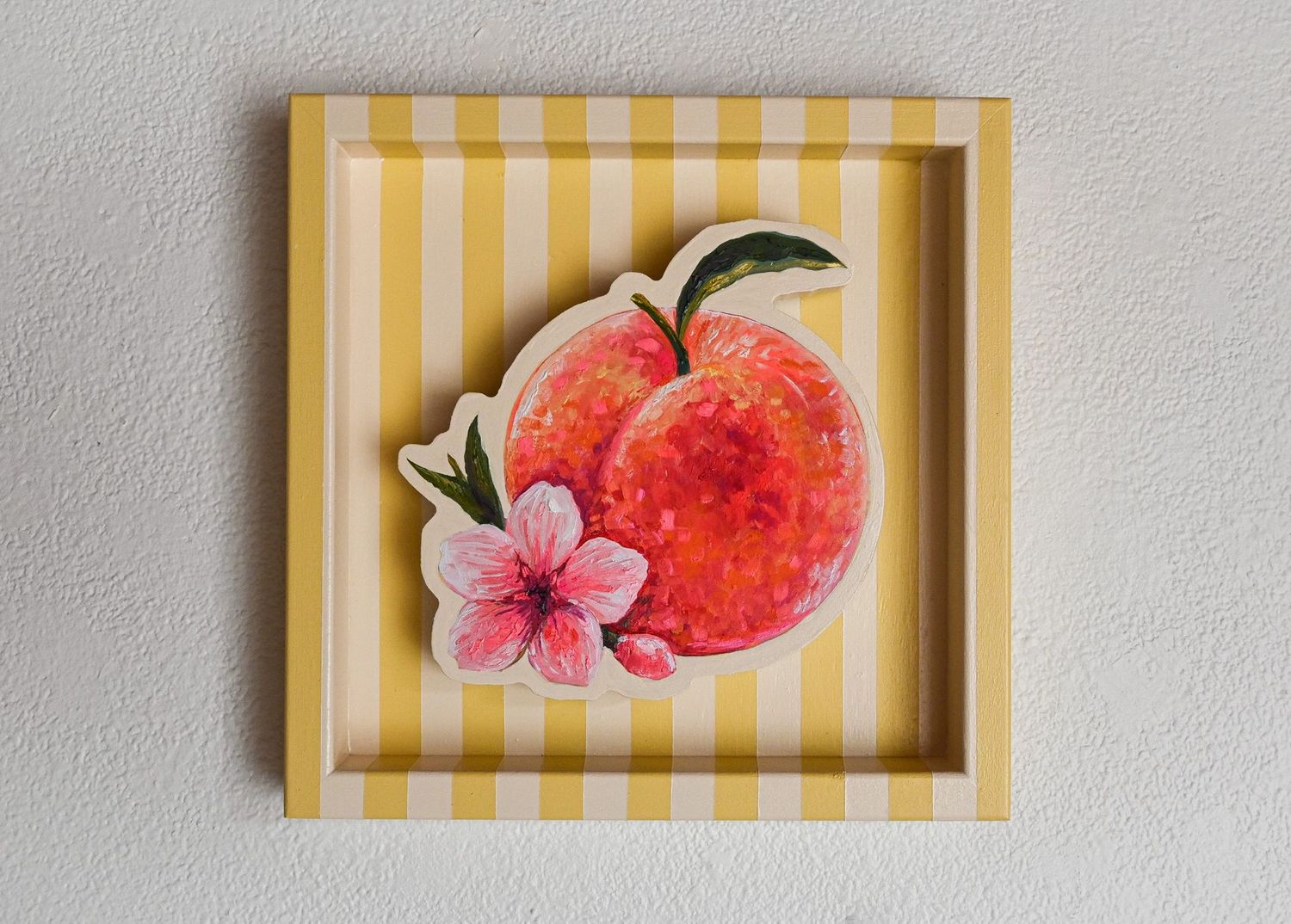 Peach & Blossom on Butter & Cream Peach & Blossom on Butter & Cream