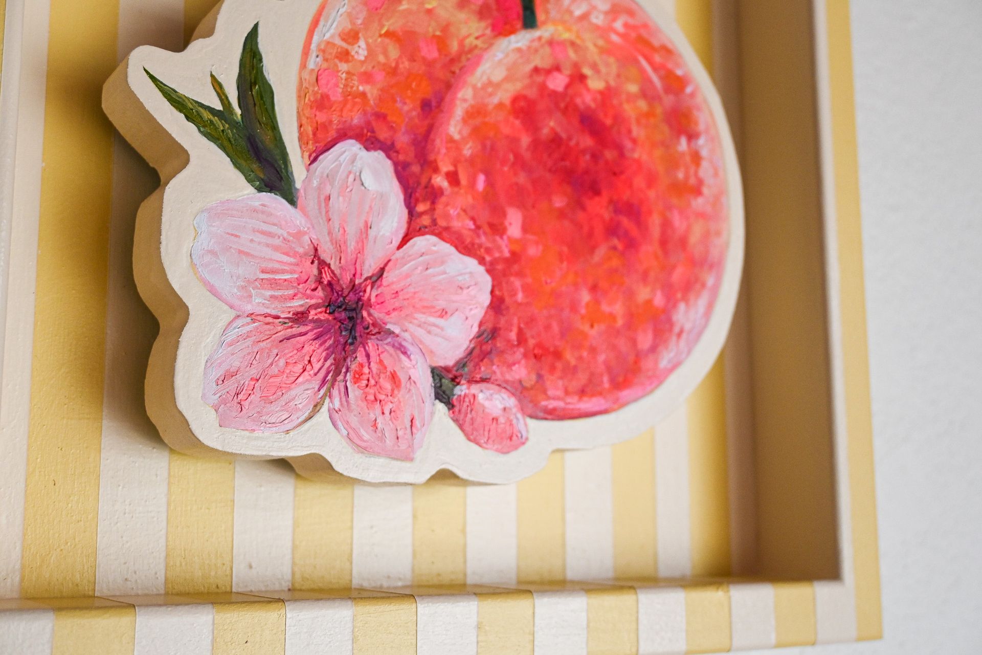 Peach & Blossom on Butter & Cream