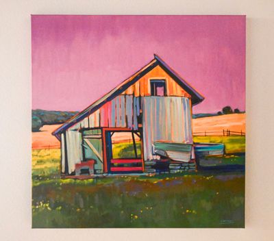 Barn at Sunrise