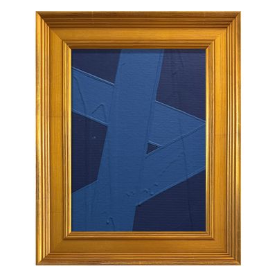 MINI ABSTRACT NAVY CERULEAN MINI ABSTRACT NAVY CERULEAN