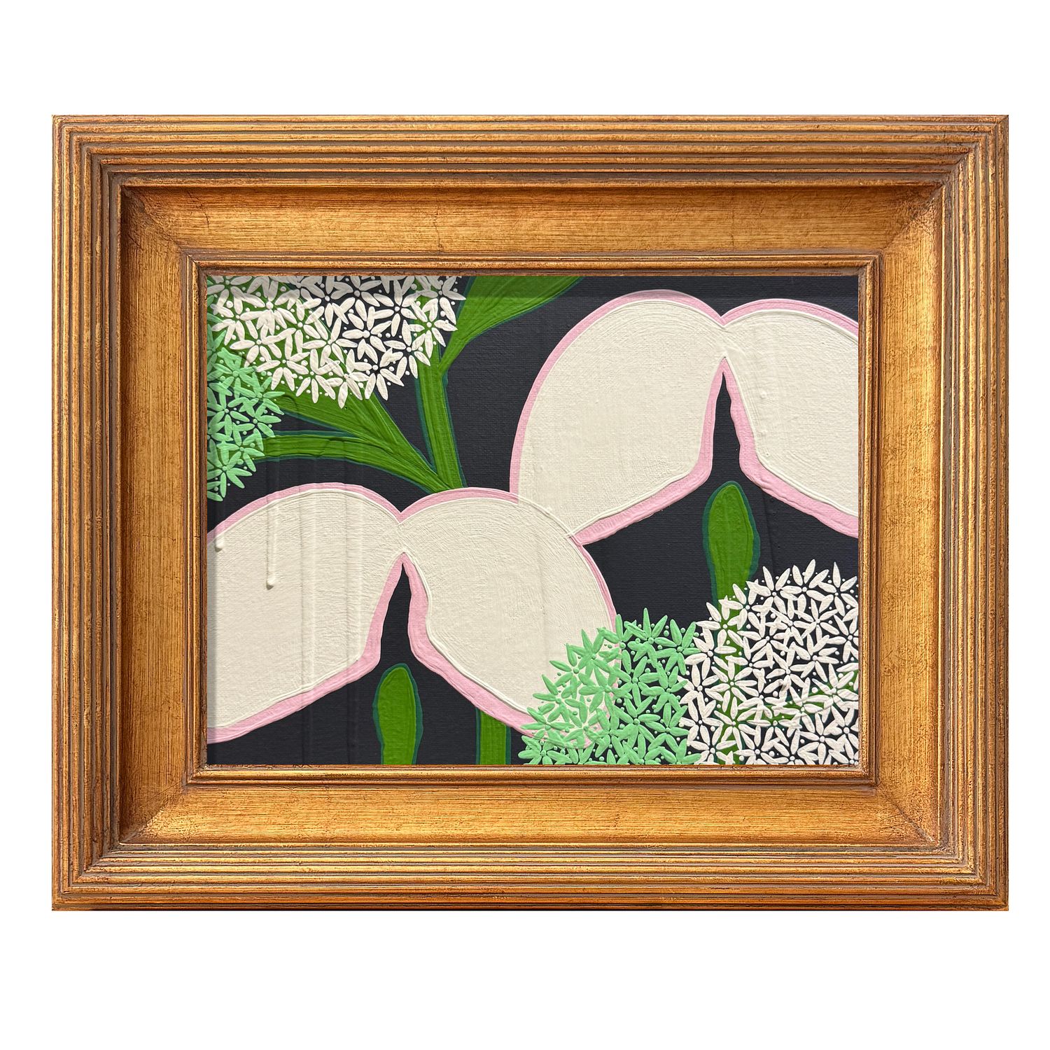 MINI TSUBASA ORCHID + ALLIUM CHARCOAL CREAM MINI TSUBASA ORCHID + ALLIUM CHARCOAL CREAM