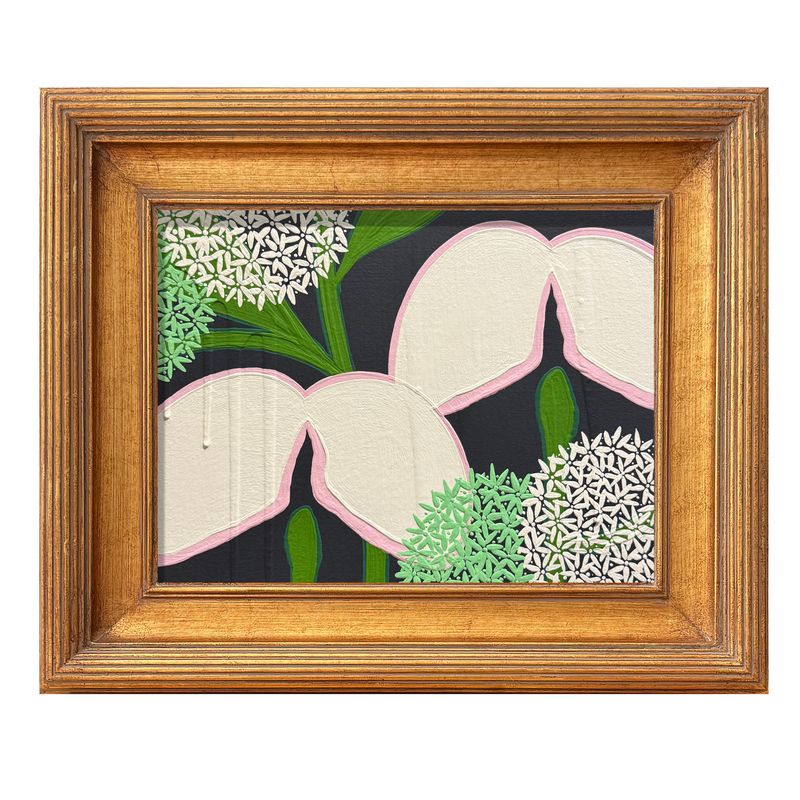 MINI TSUBASA ORCHID + ALLIUM CHARCOAL CREAM