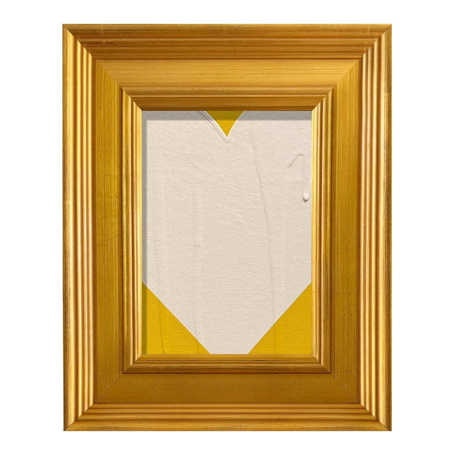 MINI HEART YELLOW CREAM