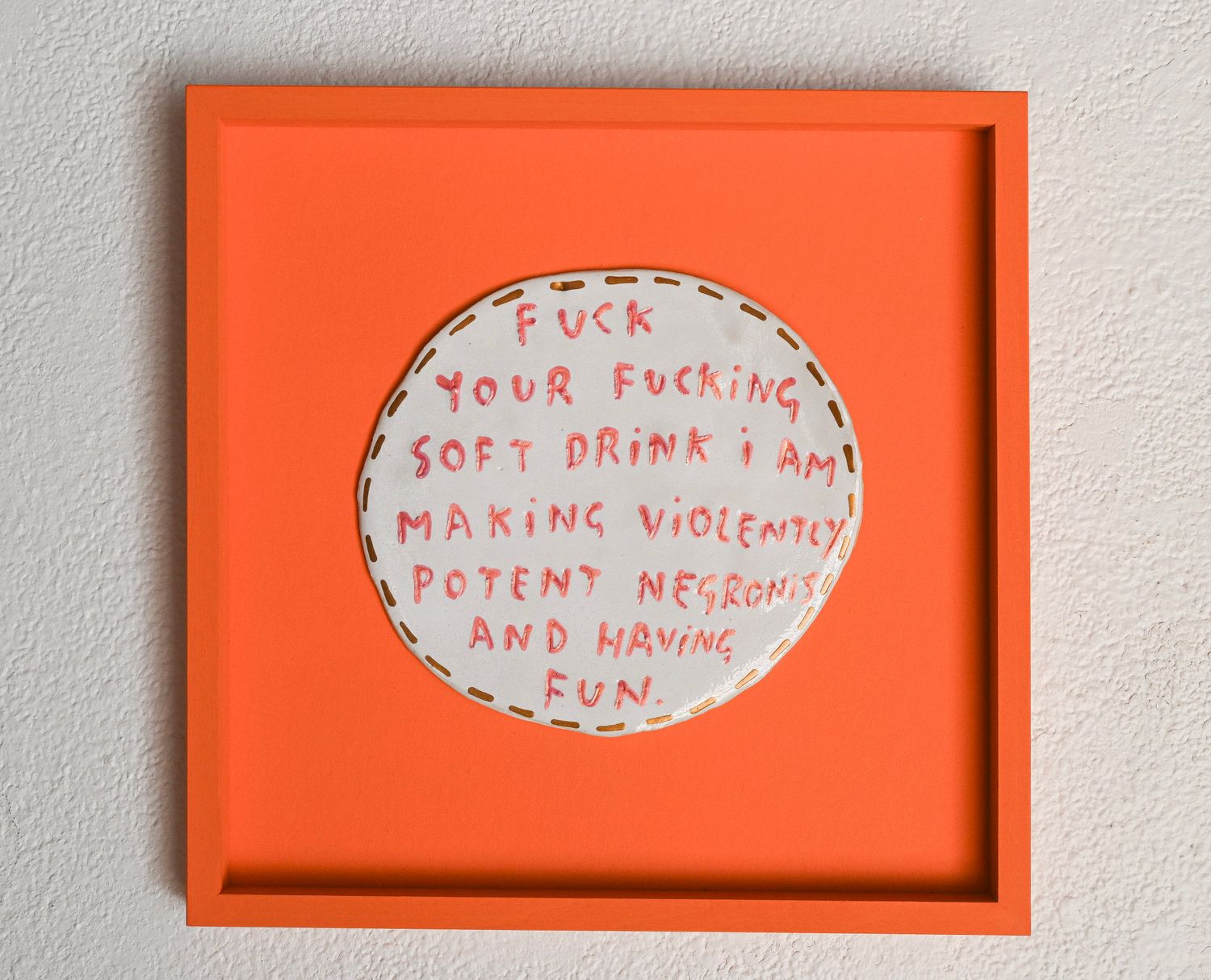 Fuck your fucking soft drink I am making violently potent negronis and having fun. Fuck your fucking soft drink I am making violently potent negronis and having fun.