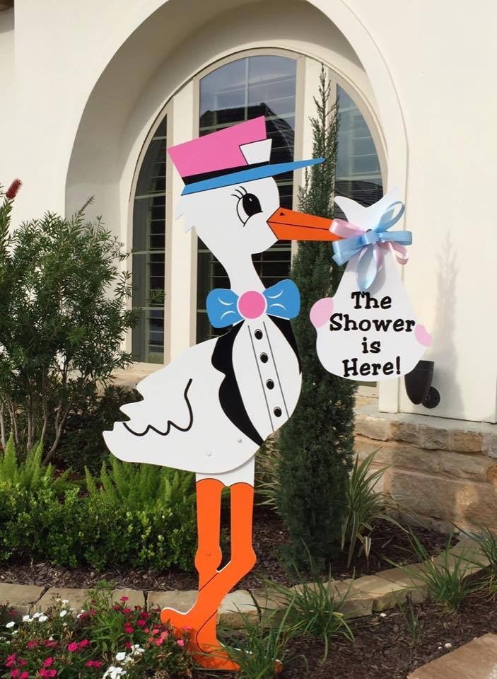 Birth Announcement Lawn Sign Rental