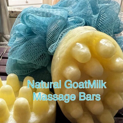 10-Classic Natural ASSORTED Goat Milk Massage Bars