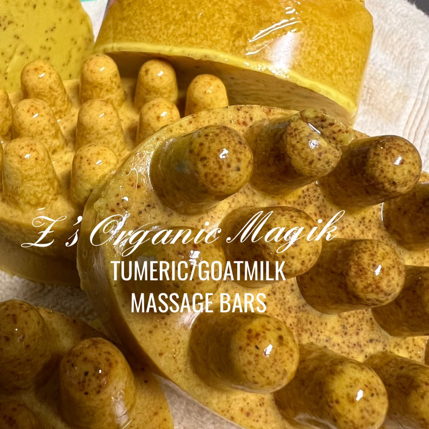 10-Z’s Organic Magik GoatMilk w/Turmeric Massage Bars