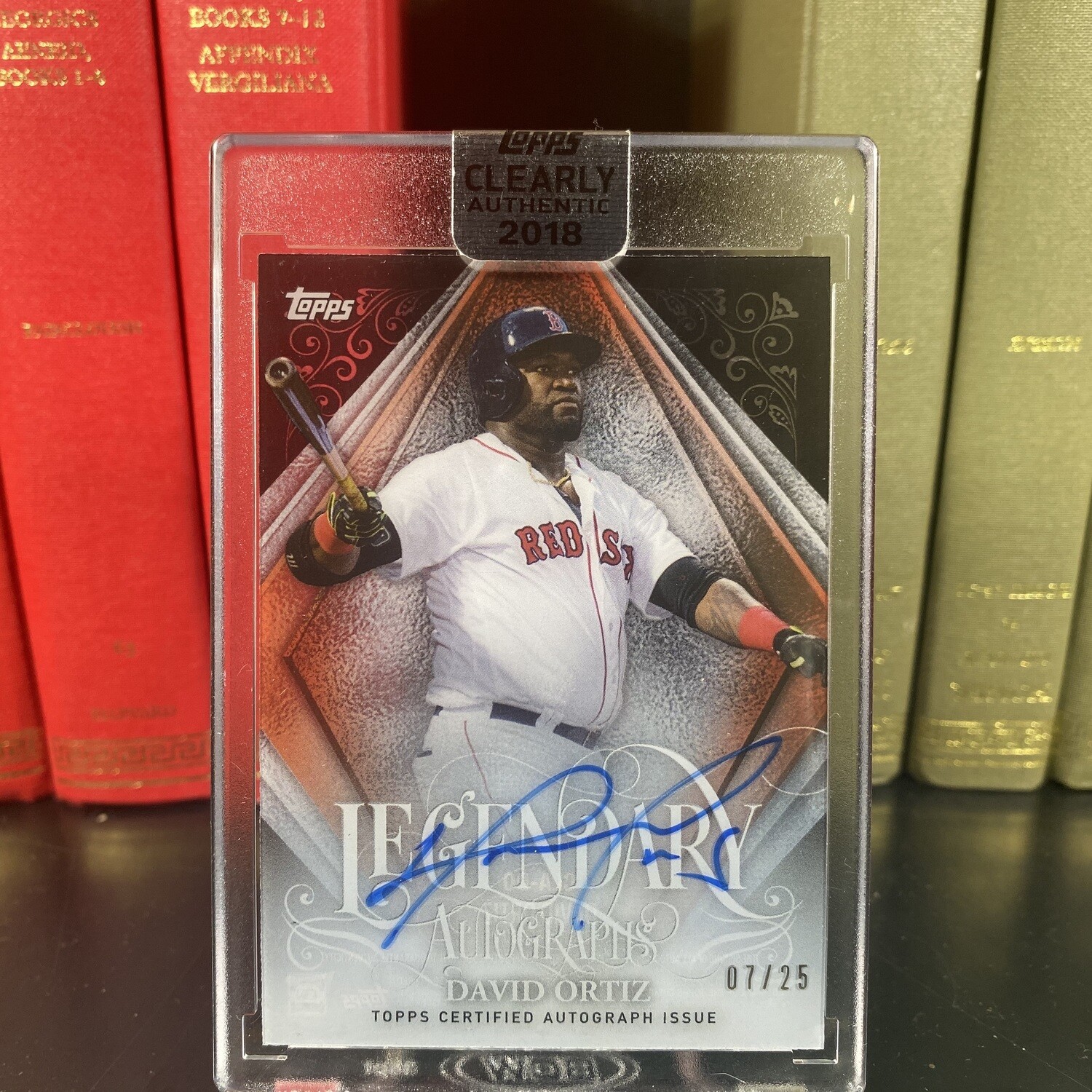 2018 Topps Clearly Authentic Legendary Autographs | David &quot;Big Papi&quot; Ortiz | Boston Red Sox