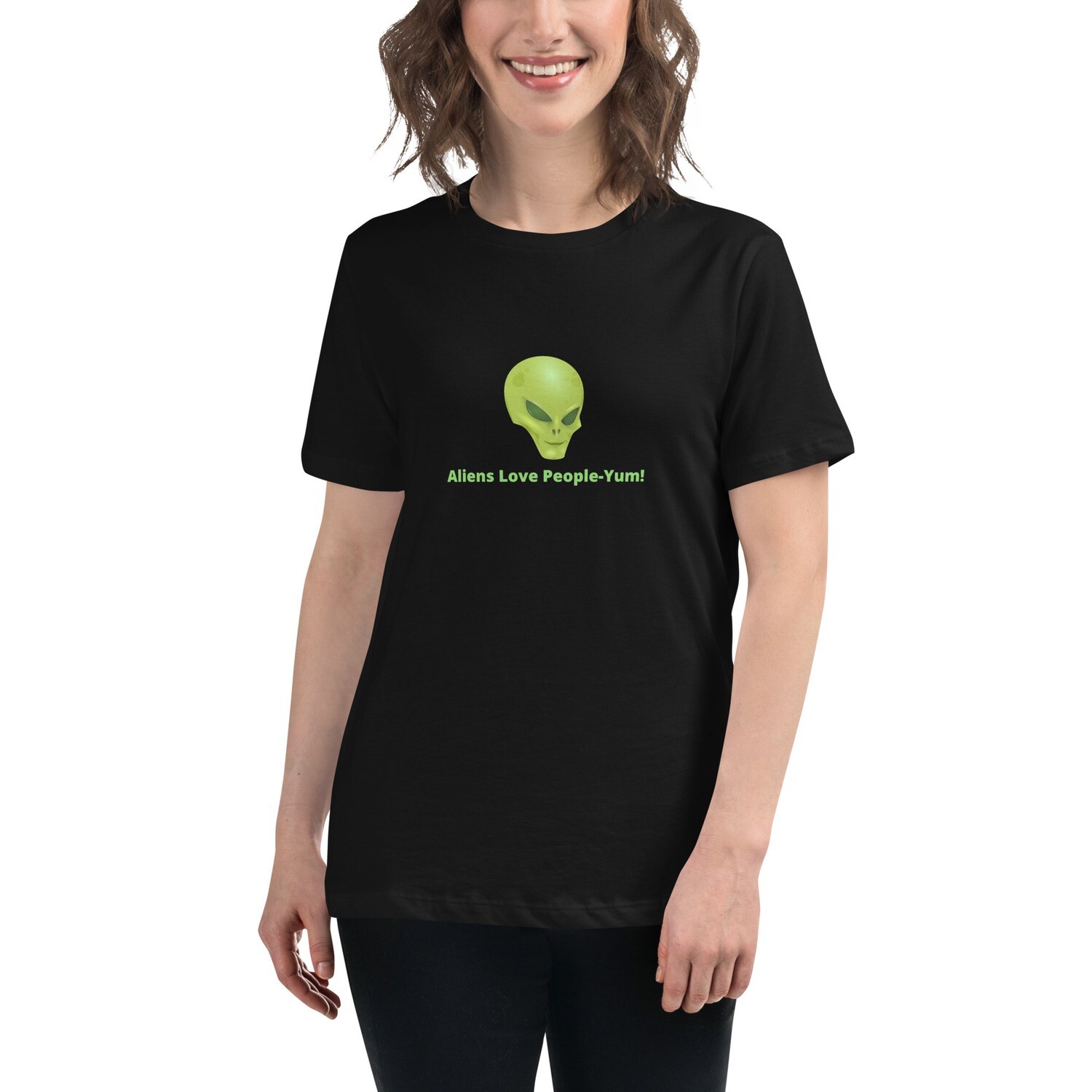 Aliens Love People - Yum - Women's Relaxed T-Shirt