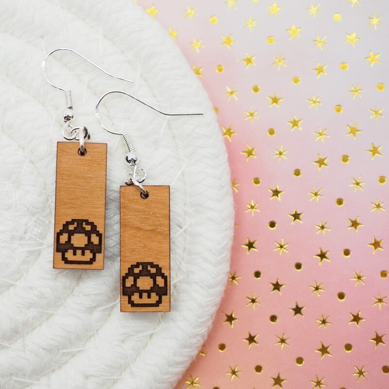 Mushroom Earrings