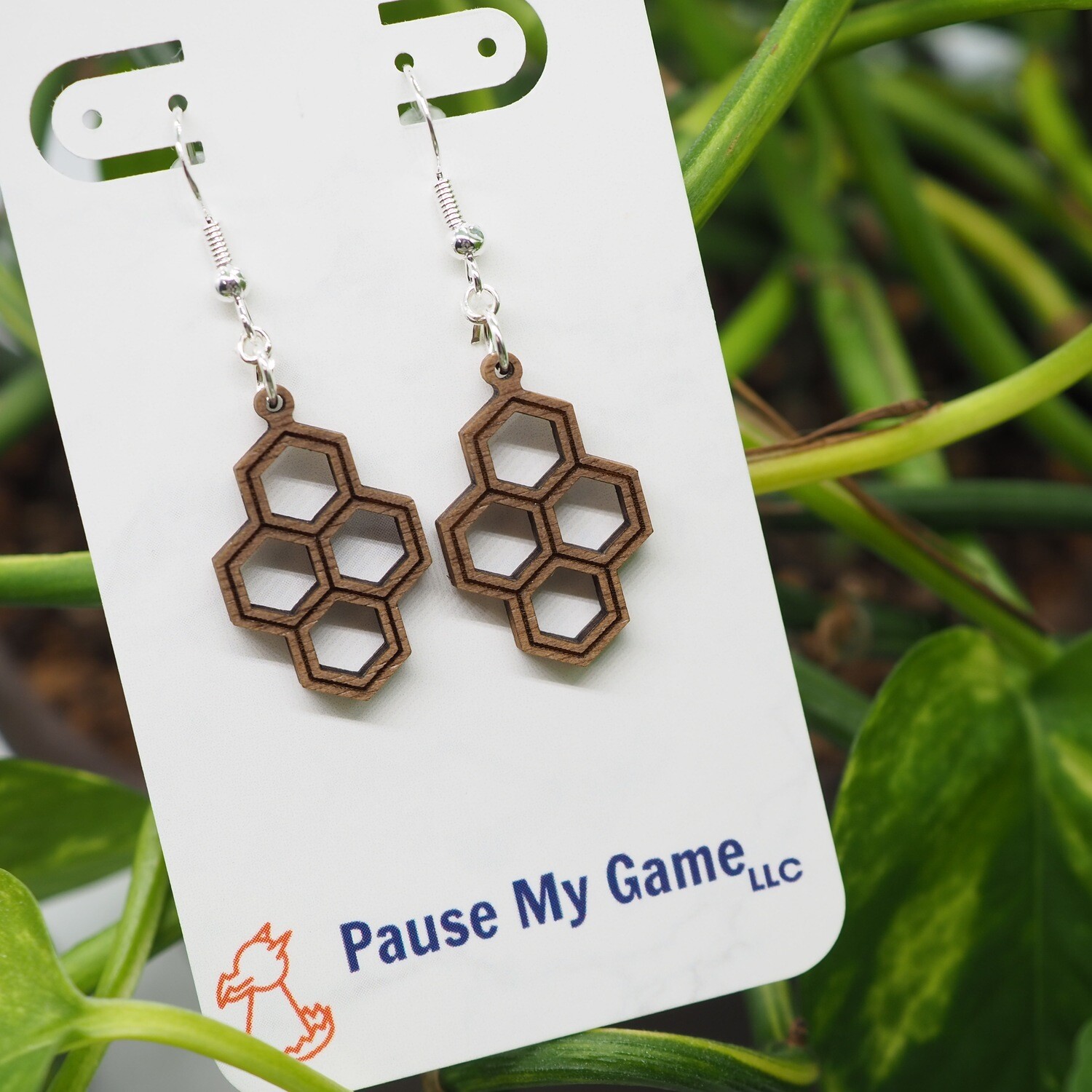 Honeycomb Earrings (Two Color Choices)