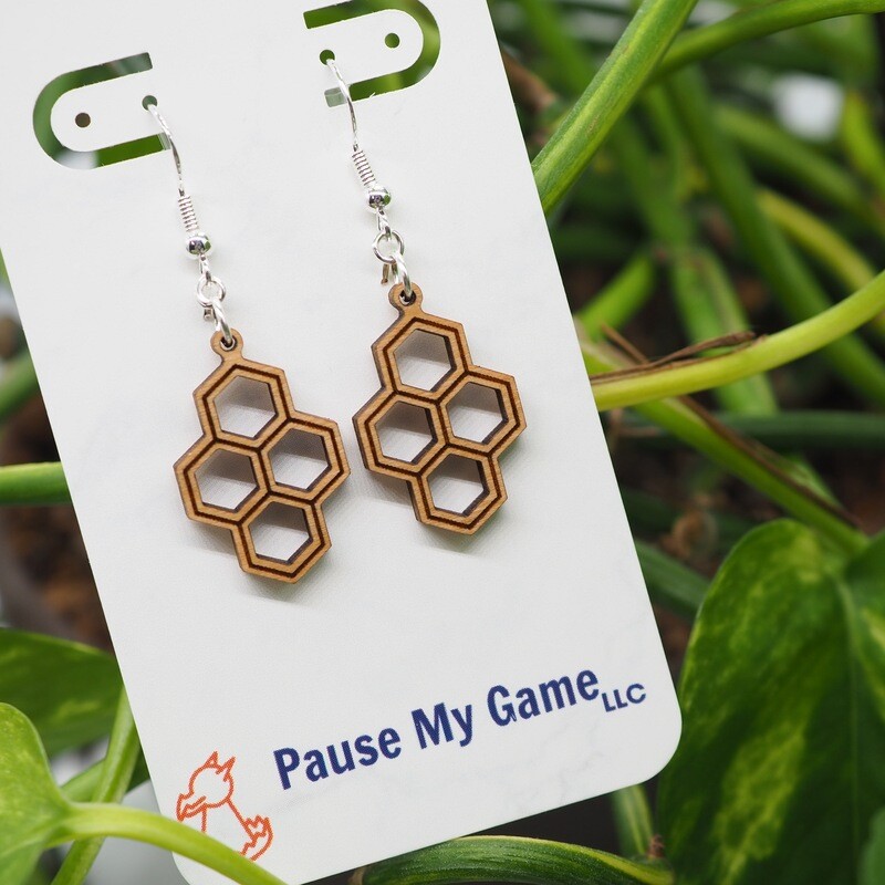 Honeycomb Earrings (Two Color Choices)