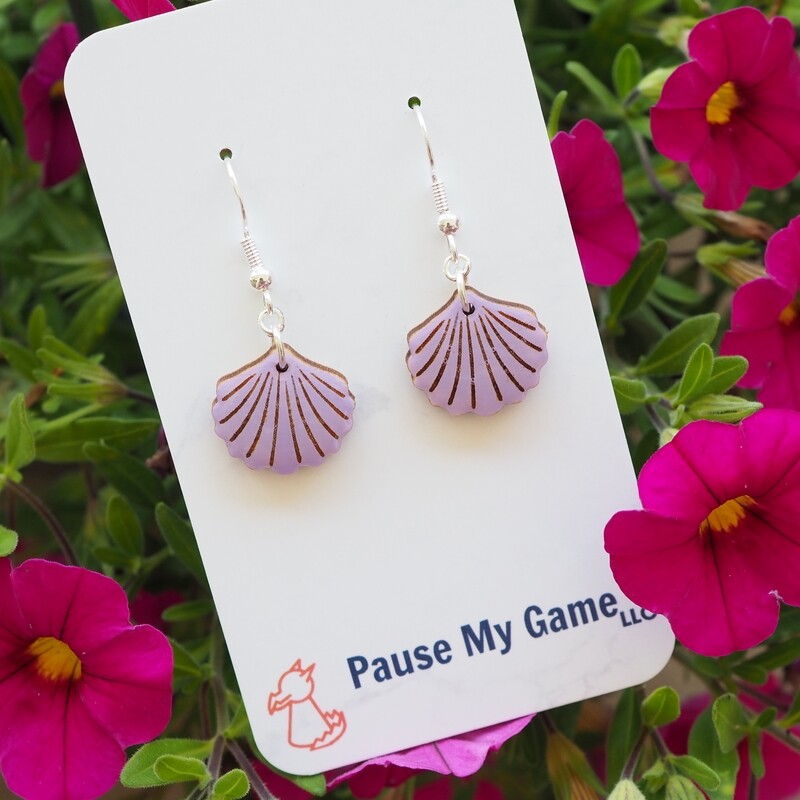 Seashell Earrings (Two Color Choices)
