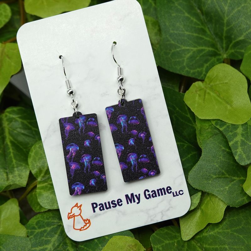 Jellyfish Acrylic Earrings
