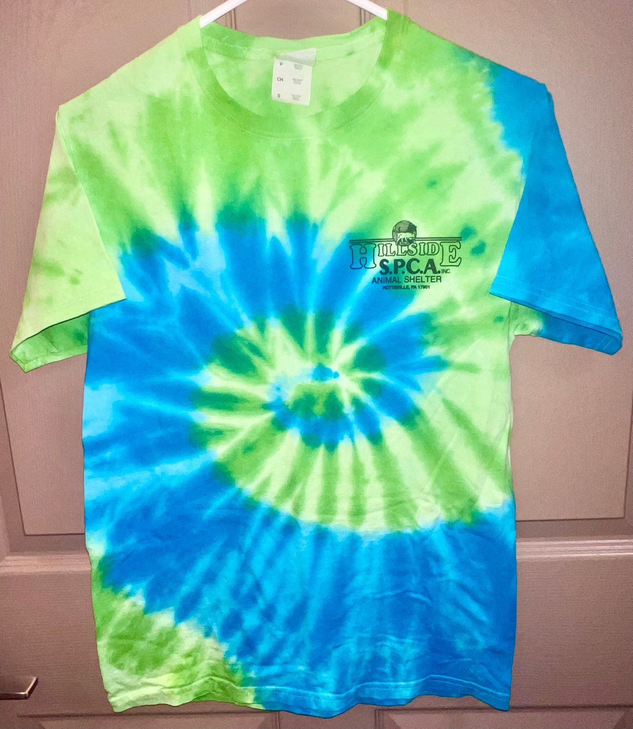 Blue & Green Tie Dye Smooch A Pooch Kiss A Cat