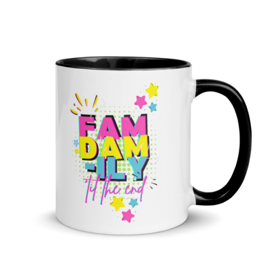 Fam Damily Mug with Color Inside