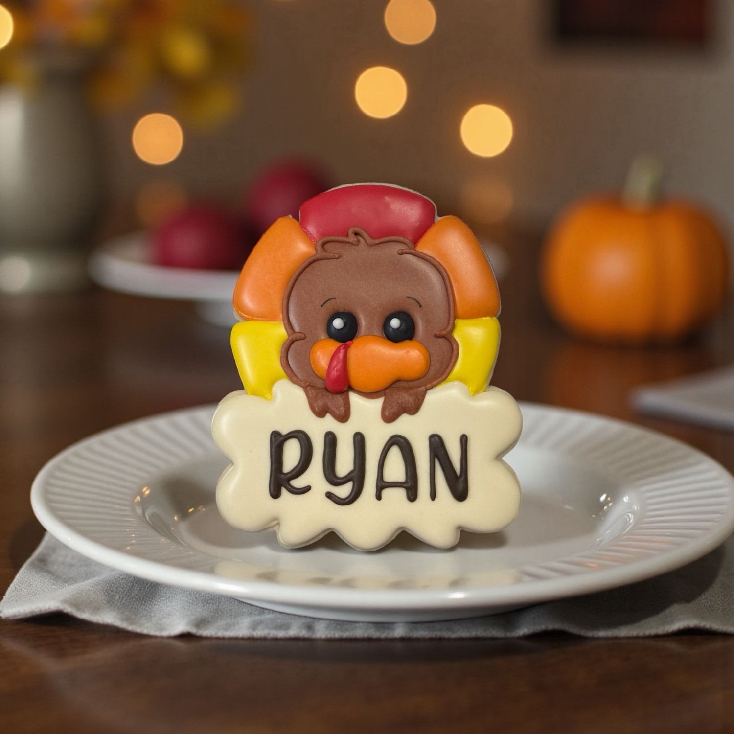 Personalized Turkey Plaque