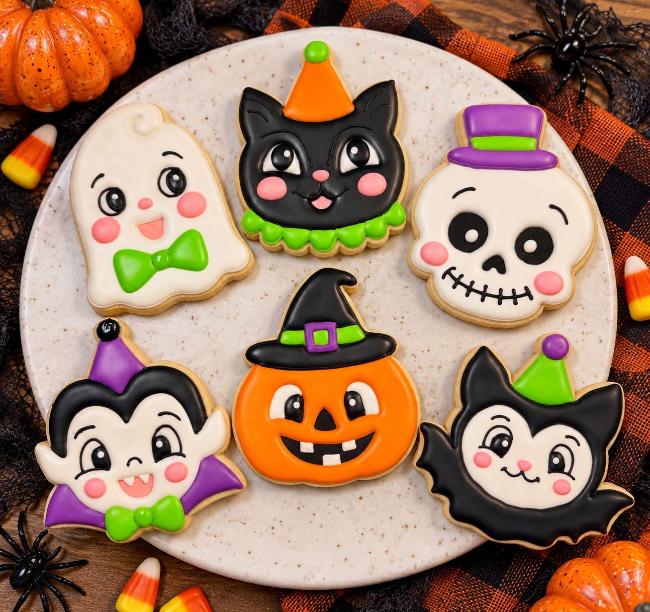 Retro Halloween Cookie Decorating Class 10/18 4pm