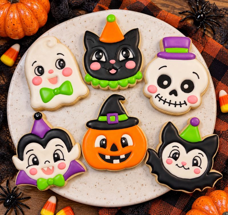 Retro Halloween Cookie Decorating Class 10/18 4pm