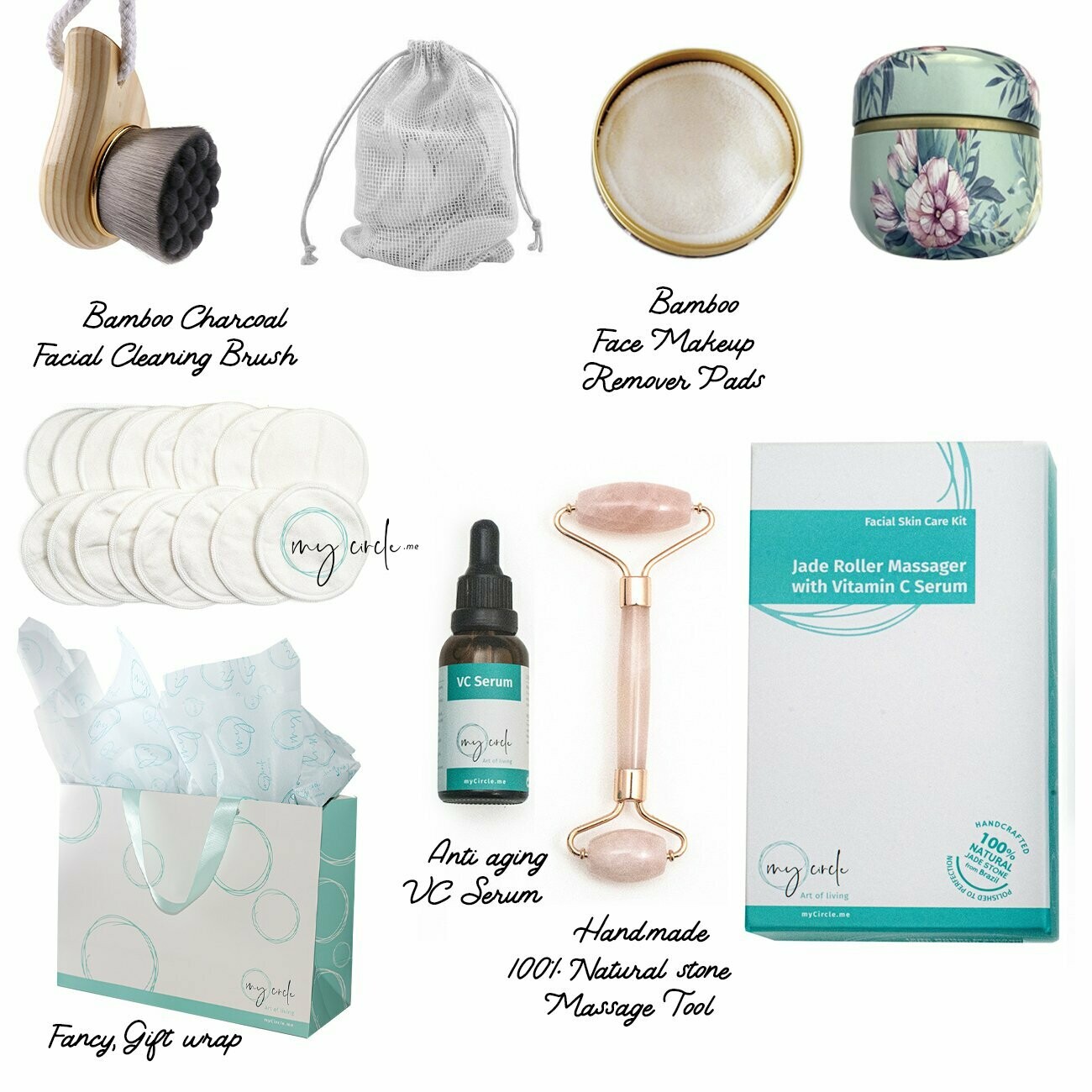 Beauty and Wellness Gift Set, Plastic-Free, Eco-friendly Self-Care kit