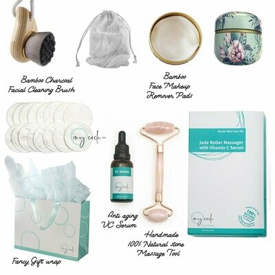 Beauty and Wellness Gift Set, Plastic-Free, Eco-friendly Self-Care kit